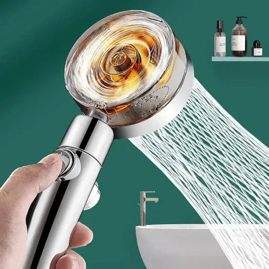 Propeller Shower Head, Bathroom Turbo Fan Shower
